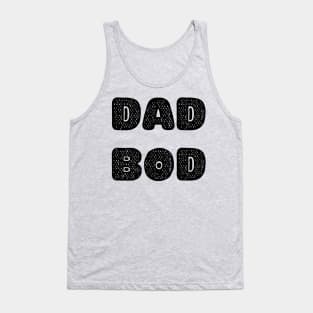 Dad Bod (Black on Light) Tank Top